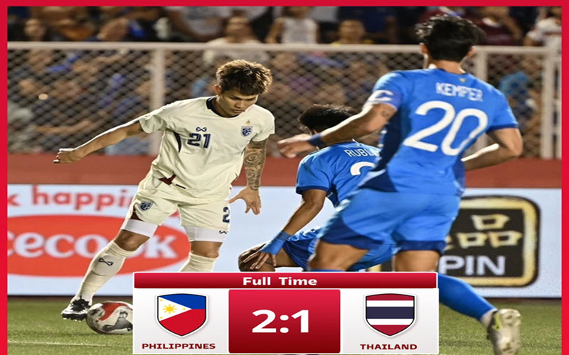 Diễn biến Thái Lan Vs Philippines lượt đi